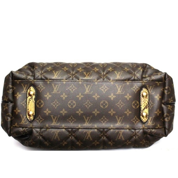 LV Python &Ostrich-Trimmed Etoile Exotique Tote GM - Picture 4 of 4